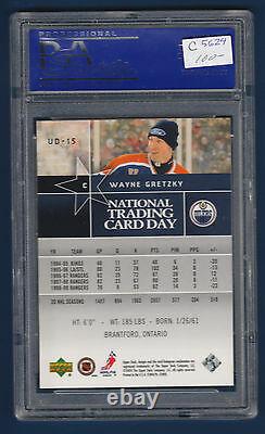 Wayne Gretzky 2004 Upper Deck National Trading Card Day No Ud15 Psa 10 5624