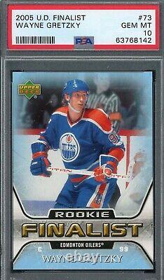 Wayne Gretzky 2005 Upper Deck Finalist Hockey Card #73 Graded PSA 10