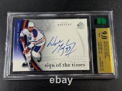 Wayne Gretzky 2005 Upper Deck Sp Authentic Sign Of The Times Ssp Auto Mint 9 10