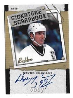 Wayne Gretzky 2006 Upper Deck Bee Hive Signature Scrapbook Auto Beehive #ss-wg