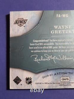 Wayne Gretzky 2009-10 UD Frozen Artifacts Authentic Patch Rare Only 25 Made NM