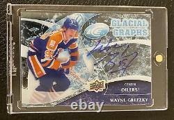 Wayne Gretzky 2009 10 Upper Deck Ice Glacial Graphs Auto Edmonton Oilers