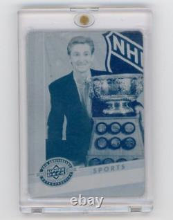 Wayne Gretzky 2009 Upper Deck Printing Plate One of One 1/1 Los Angeles King