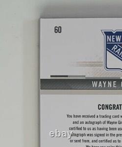 Wayne Gretzky 2010-11 Upper Deck SP Authentic Limited Auto Patch /25