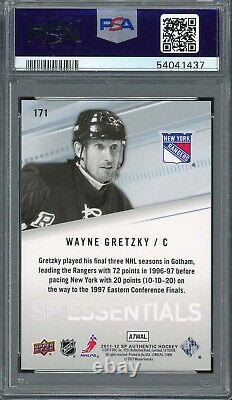 Wayne Gretzky 2011 Upper Deck SP Authentic Hockey Card #171 Graded PSA 10