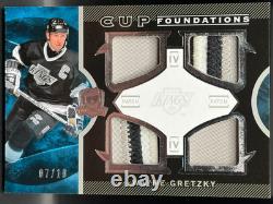 Wayne Gretzky 2012-13 Upper Deck The Cup Foundations #CF-WG Quad Patch 07/10