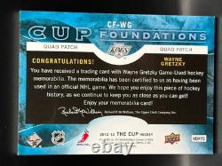 Wayne Gretzky 2012-13 Upper Deck The Cup Foundations #CF-WG Quad Patch 07/10
