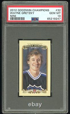 Wayne Gretzky 2012 Upper Deck Goodwin Champions Mini #32 PSA 10 GEM POP 4