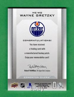 Wayne Gretzky 2013-14 Upper Deck Edmonton Oilers Monumental Emblems #ME-WG