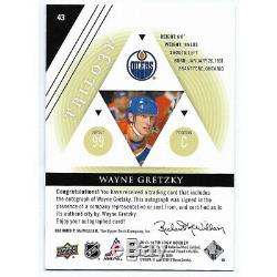 Wayne Gretzky 2013-14 Upper Deck Trilogy Card