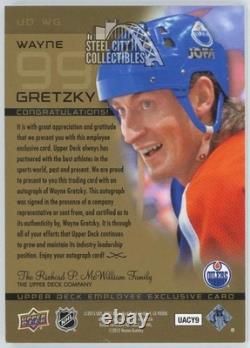Wayne Gretzky 2014-15 Upper Deck Employee Exclusive Autograph Card #UD-WG