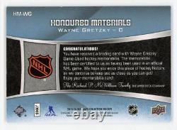 Wayne Gretzky 2015-16 Ultimate Honoured Materials Jersey 30/25 #HM-WG