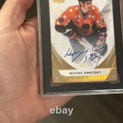 Wayne Gretzky 2015-16 Upper Deck The Cup GOLD SPECTRUM /12 ON CARD AUTO SGC 8.5