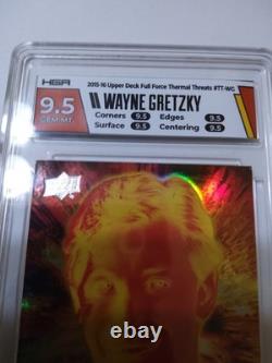 Wayne Gretzky 2015 Ud Upper Deck Full Force Thermal #tt-wg Hga All 9.5 Pop One