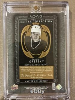 Wayne Gretzky 2015 Upper Deck Master Collection On Card Auto Numbered 14/20