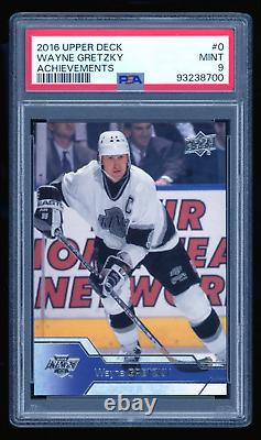 Wayne Gretzky 2016-17 Upper Deck Achievement #0 LAK PSA 9 MINT POP 2