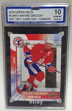 Wayne Gretzky 2016 Upper Deck NHCD Canada ISA 10 Team Canada GOAT TNT Hockey
