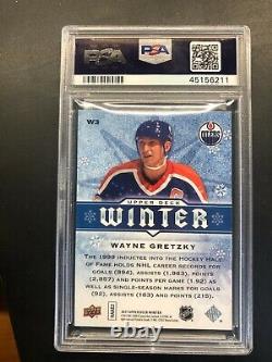 Wayne Gretzky 2017 Upper Deck Winter Card #W3 Graded PSA 10 GEM MINT Oilers