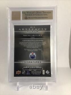 Wayne Gretzky 2018-19 Upper Deck Artifacts Aurum Signatures (MBro) #AW-10