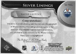 Wayne Gretzky 2018-19 Upper Deck Compendium Silver Lining Achievement Auto #SLWG