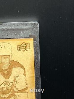 Wayne Gretzky 2018-19 Upper Deck Engrained Carved in Time #CT-1 Wood Card SSP
