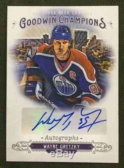 Wayne Gretzky 2018 Upper Deck Goodwin Champions Autographs #CDD-WG