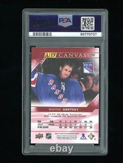 Wayne Gretzky 2022-23 Upper Deck UD Canvas #C397 New York Rangers PSA 10 POP21