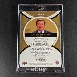 Wayne Gretzky 2022 Upper Deck Exquisite Collection Autograph Auto #'d /10 NHL