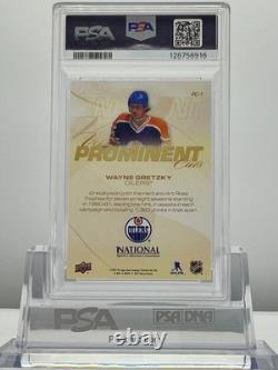 Wayne Gretzky 2025upper Deck Nscc Nscc Prominent Cuts Vip #pc1 Psa10! Lowpop