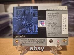 Wayne Gretzky /225 1998-99 SPx Finite Global Impact SPECTRUM New York Rangers