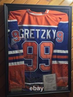 Wayne Gretzky 40th Year Anniversary Upper Deck Authentic Adidas Jersey#46/99 Coa