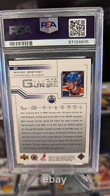 Wayne Gretzky #424 2001 Upper Deck Young Guns Retail PSA 8 Near Mint