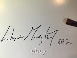 Wayne Gretzky 802 Record Breaking Goal Signed 16x20 Photo Upper Deck UDA COA 279