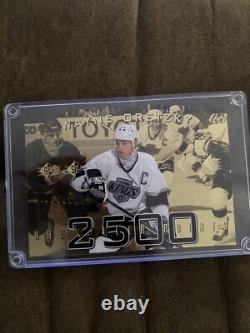 Wayne Gretzky 95 Upper Deck Authenticated Jumbo 2500 Pts 4371/500- Excellent-NM