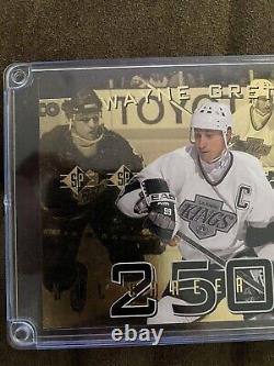 Wayne Gretzky 95 Upper Deck Authenticated Jumbo 2500 Pts 4371/500- Excellent-NM