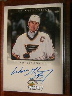 Wayne Gretzky 99-00 Upper Deck Authentics Auto /99 St Louis Blues Super Rare