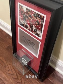 Wayne Gretzky'99 All Star Game LIMITED Autographed Framed Puck with Upper Deck