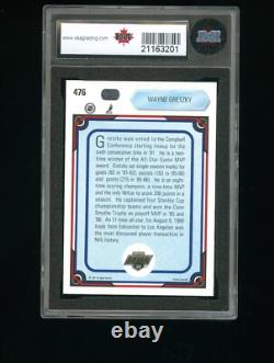 Wayne Gretzky AS 1990-91 Upper Deck #476 Los Angeles Kings KSA 10 GEM MINT