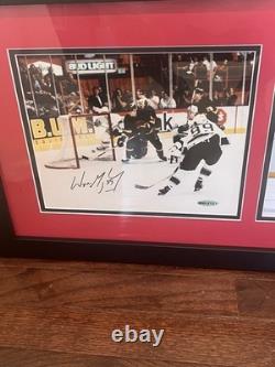 Wayne Gretzky Alex Ovechkin Autographed Framed 8x10's with UD and Fanatics COA