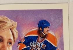 Wayne Gretzky Auto 1992-93 Hockey Heroes Checklist COA Hologram Upper Deck