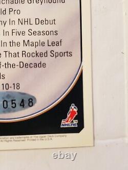 Wayne Gretzky Auto 1992-93 Hockey Heroes Checklist COA Hologram Upper Deck