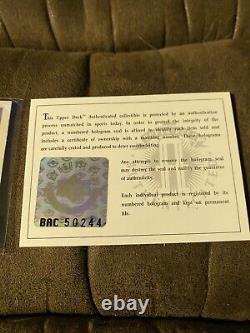 Wayne Gretzky Auto 1992-93 Hockey Heroes Checklist COA Hologram Upper Deck NM/MT