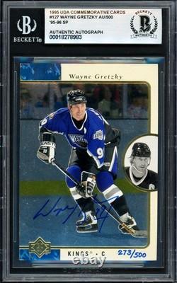 Wayne Gretzky Auto 1995-96 Upper Deck SP Buyback Card 66 UDA Holo #/500 Beckett