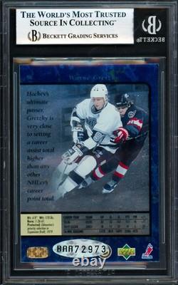 Wayne Gretzky Auto 1995-96 Upper Deck SP Buyback Card 66 UDA Holo #/500 Beckett