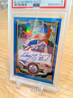 Wayne Gretzky Auto 2015-16 O-Pee-Chee Platinum Blue Rainbow