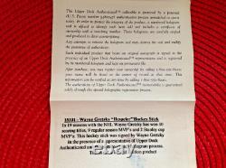 Wayne Gretzky Auto Hespeler Hockey Stick Redemption Pull Coa Upper Deck