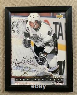 Wayne Gretzky Auto Upper Deck UDA COA Blowup Card Photo Framed Signed /500 1993