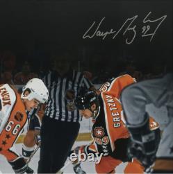 Wayne Gretzky Autographed All Star Face-Off 20 x 24 Photograph UDA