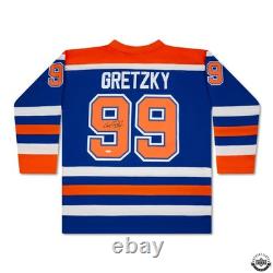 Wayne Gretzky Autographed Edmonton Oilers Rookie Hockey Jersey Upper Deck UDA