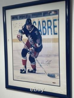 Wayne Gretzky Autographed Framed Photo Upper Deck Oilers Rangers Limited Edition